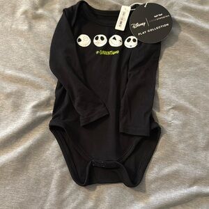 Little Sleepies long sleeve nightmare before Christmas bodysuit